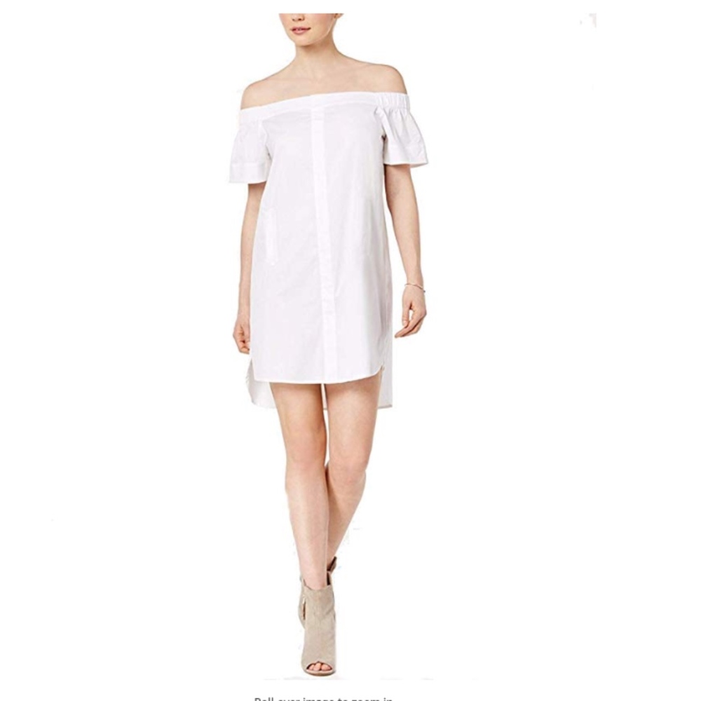 Bar III Women's Off-The-Shoulder Shift Dress small